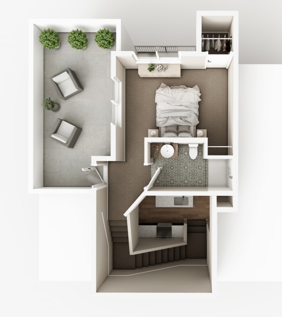 C2 loft - floorplan at The Haven on Veterans, North Dakota