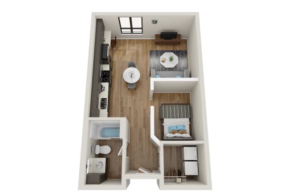 Floor Plan  A1 Floor Plan at EagleRidge Plaza Residences, Fargo, North Dakota