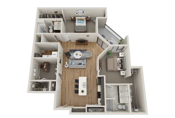 Floor Plan  D Floor Plan at EagleRidge Plaza Residences, North Dakota