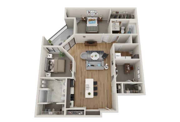 Floor Plan  D Floor Plan at EagleRidge Plaza Residences, Fargo