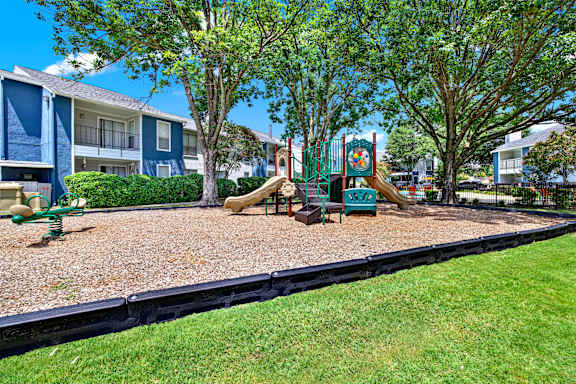A playground at Seacrest Apartments, Garland, Texas
