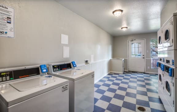 Spacious Laundry Room at Seacrest Apartments, Garland, Texas