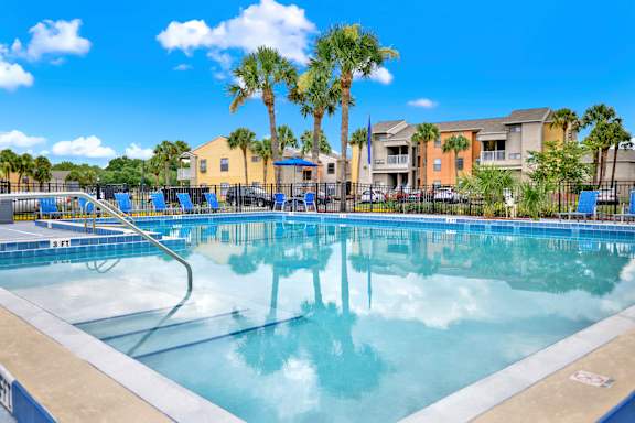 A large swimming pool at Village Park, Florida