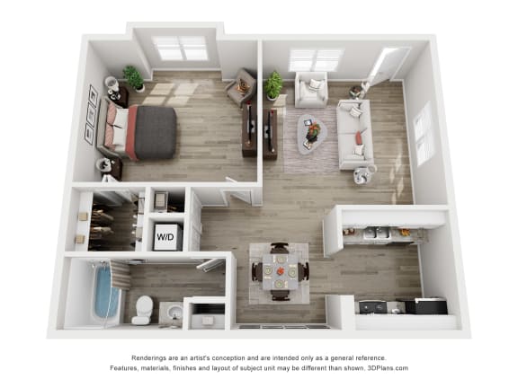 a 1 bedroom floor plan 950 sq ft