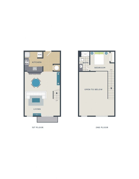 Floor Plan  a floor plan of a house with two different floor plans