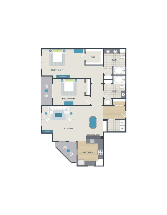 floor plan 54  the mansions on the park apartments