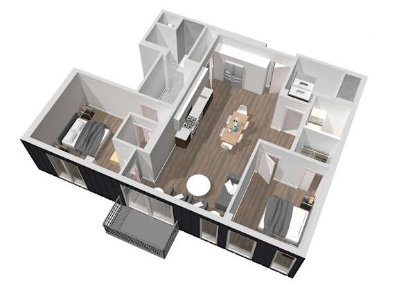 2 Bed | 2 Bath | Penthouse 4