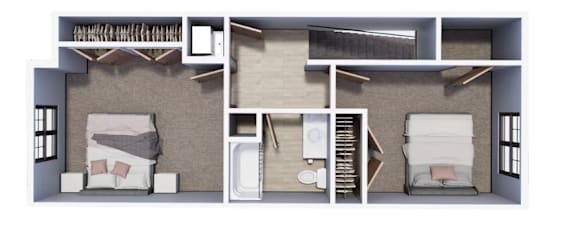 C & C Residences | Upper Level 3 Bedroom
