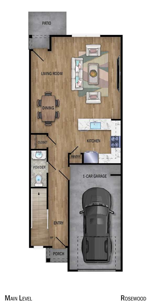 Rosewood Floor Plan at Town Madison, Madison, AL, 35758