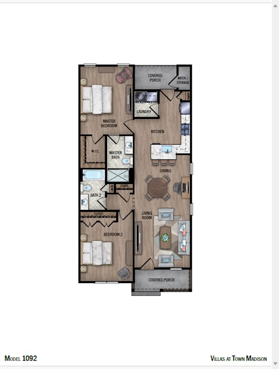 Harvest Floor Plan at Ovation at Town Madison, Alabama, 35758