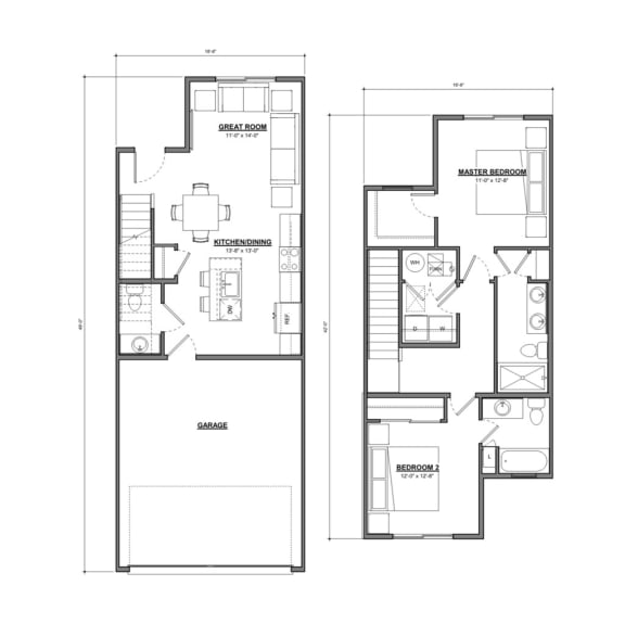 Barcelona floor plan at The Point at Biscay, Colorado, 80013