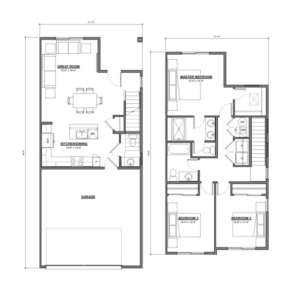 Madrid Floor plan at The Point at Biscay, Colorado, 80013