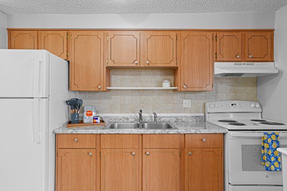 designed cabinet in a kitchen at Kingsbrook Arms, Englewood Colorado