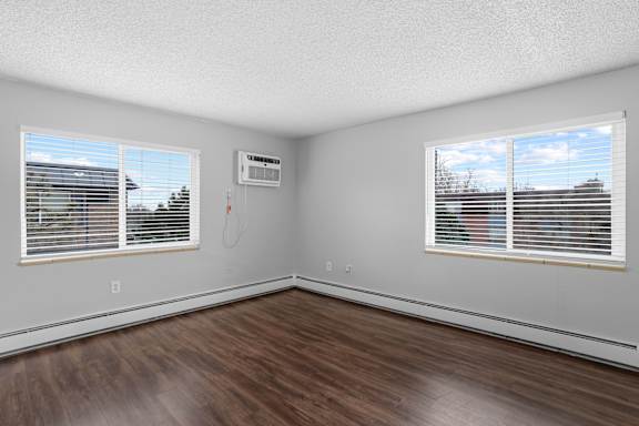 Brown wood flooring at Kingsbrook Arms, Englewood, Co 80113