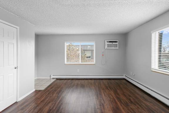modern living room with window  at Kingsbrook Arms, Colorado, 80113