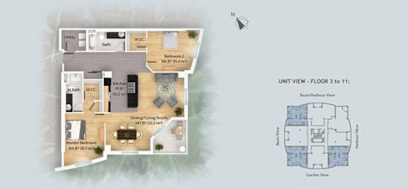 Floor Plan  a floor plan of a house with a bedroom and a living room