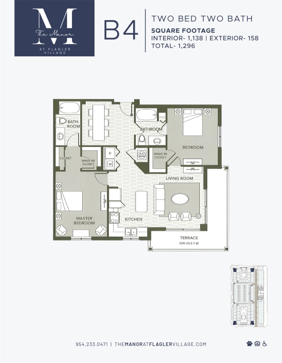 a two bedroom apt