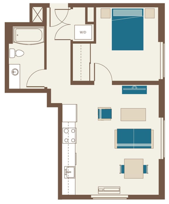 Floorplan-One Bedroom C5-3