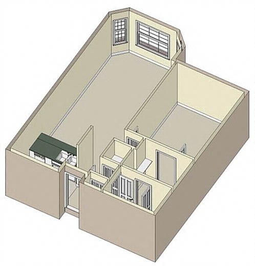 A3R-1 / 1 floorplan
