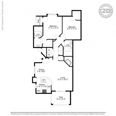 B2R 2/2 floorplan