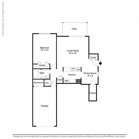 A7R-1 / 1 floorplan