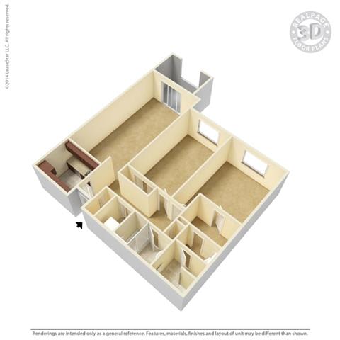 B1-2 / 2 floorplan