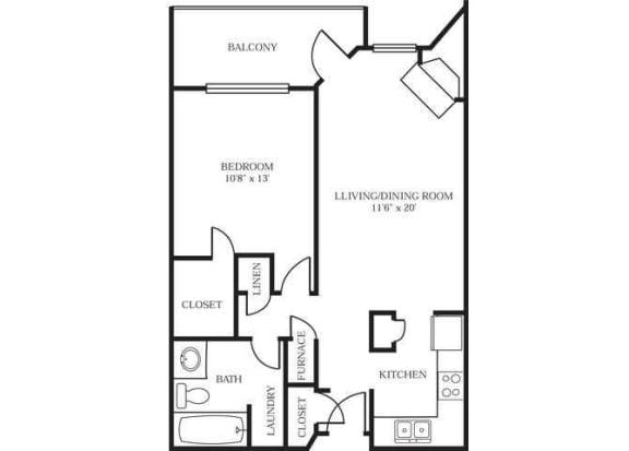 Bloomington, 1br/1ba