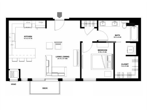 A4I, 1 br/ 1 ba