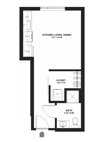SII, Studio / 1 ba