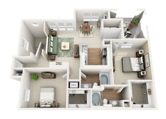 B4 Upgraded floorplan