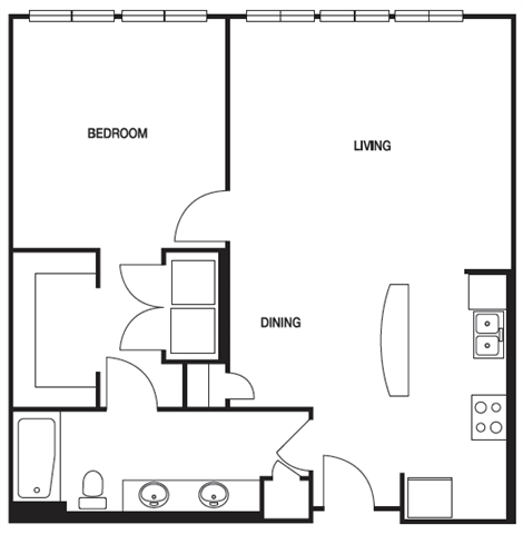 A10 1 Bed | 1 Bath