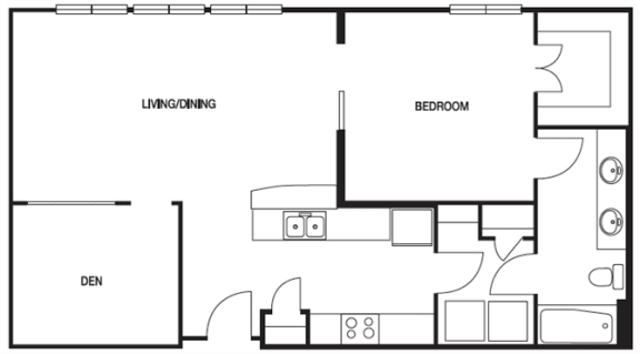 A13 1 Bed | 1 Bath A13 1 Bed | 1 Bath