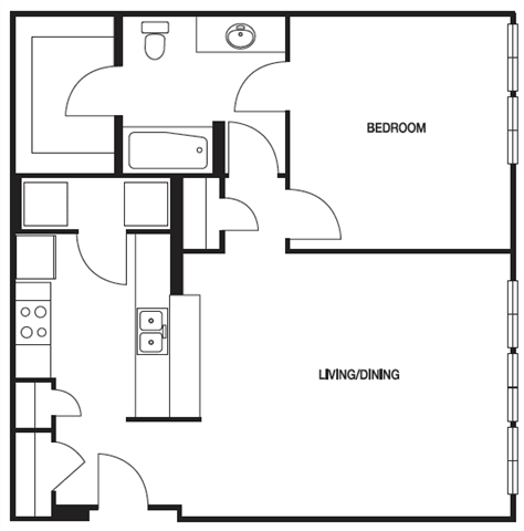 A09 1 Bed | 1 Bath
