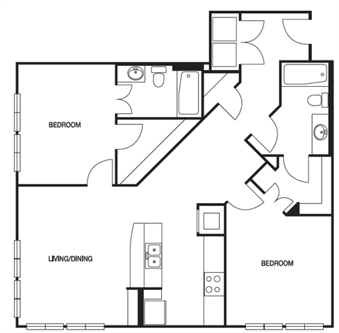 B02 2 Bed | 2 Bath