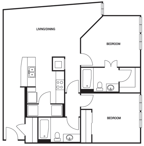 B03 2 Bed | 2 Bath