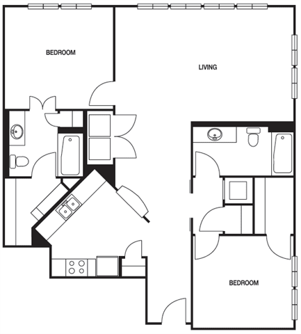 B08 2 Bed | 2 Bath
