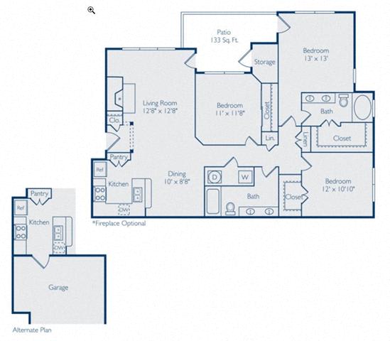Floor Plan  C1 Upgraded