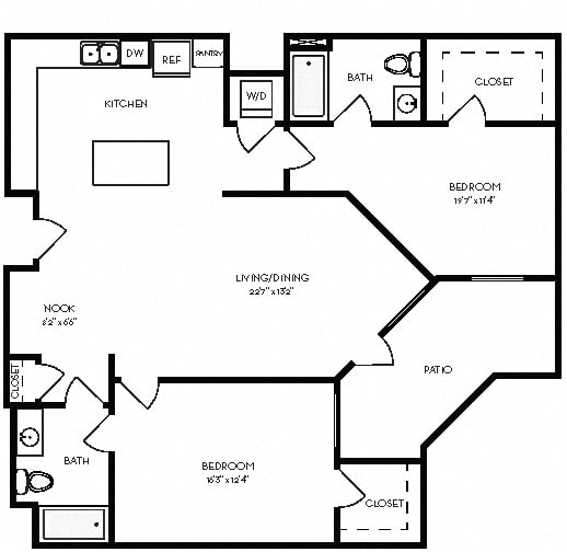 2D	2 / 2 floorplan