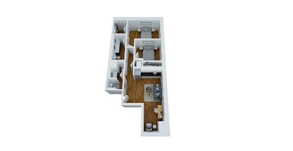 Gratiot 2 Bed