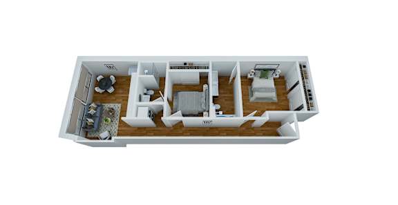 Locust 2 Bed