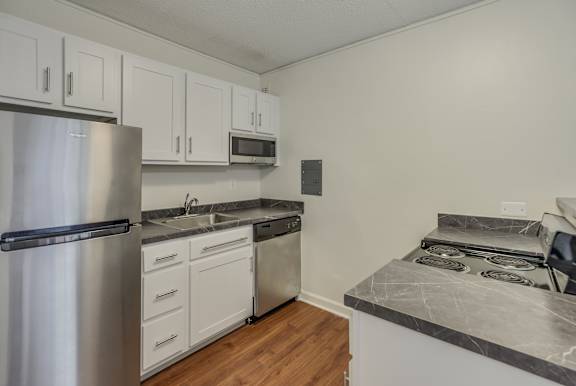 Microwave and dishwasher at The Palisades Apartments in Logan Circle, NW Washington, DC 20005