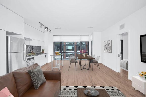a kitchen and dining area at The Shay, Washington, District of Columbia