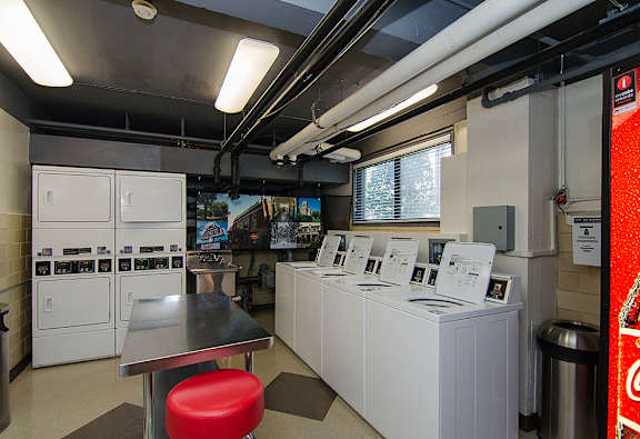 Laundry on-site at the Livingston in the Chevy Chase, Washington, DC 20015