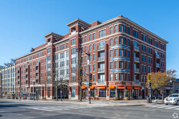 First floor retailers such as Dunkin Donuts at Park Place At Petworth Station in Washington DC 20011