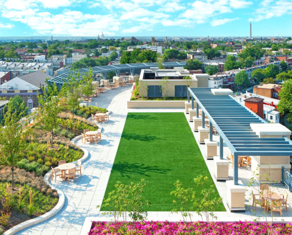 Rooftop Terrace View at Park Place at Petworth, District of Columbia 20011