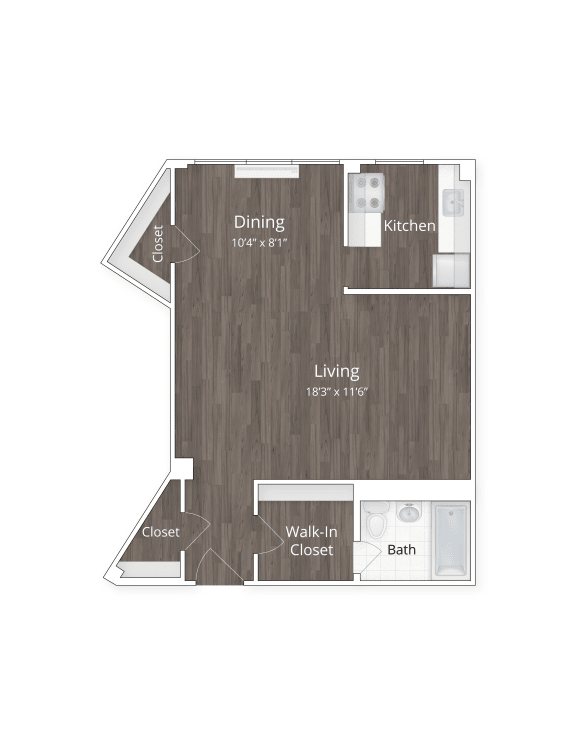 Studio at 1500 Arlington in Rosslyn