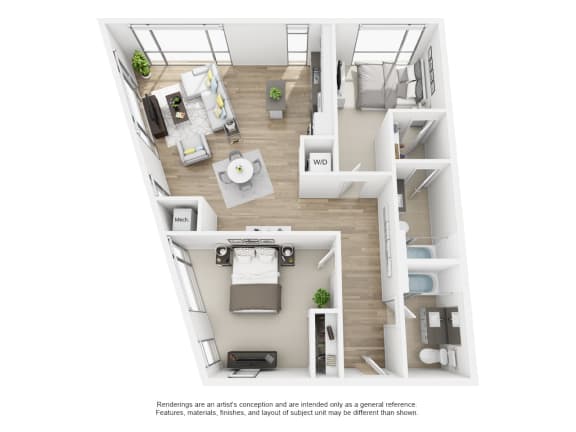 Two Bedroom Two Bathroom at The Shay, Washington
