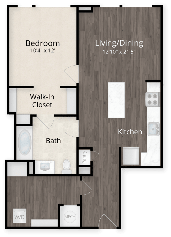 One Bedroom at Valo Apartments, Washington, District of Columbia