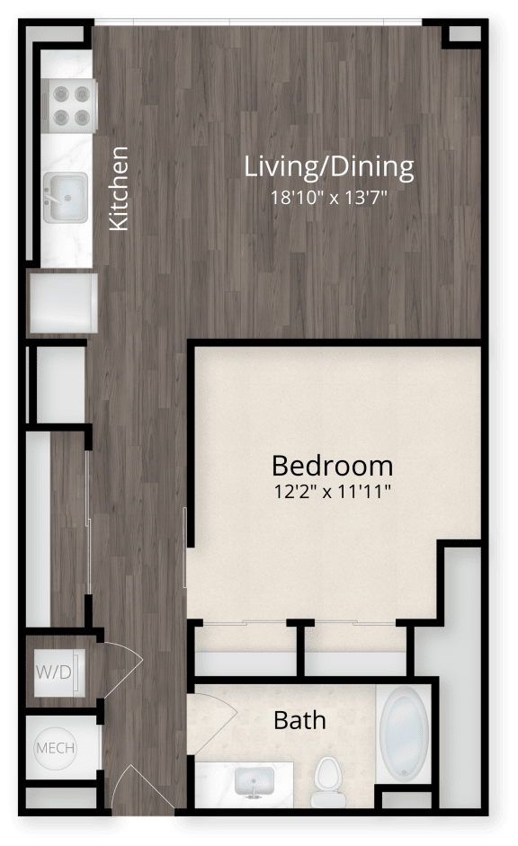 Jr. One Bedroom at Valo Apartments, Washington, District of Columbia