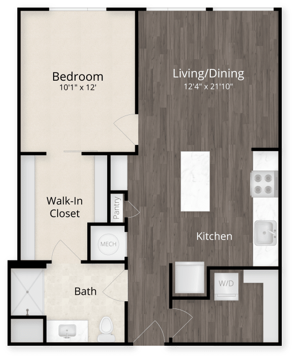 One Bedroom at Valo Apartments, District of Columbia 20024